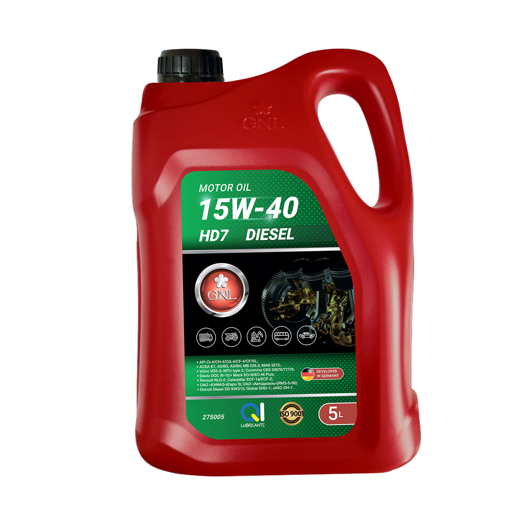 Олива моторна GNL HD 7 15W-40 API CI-4/SL 5л